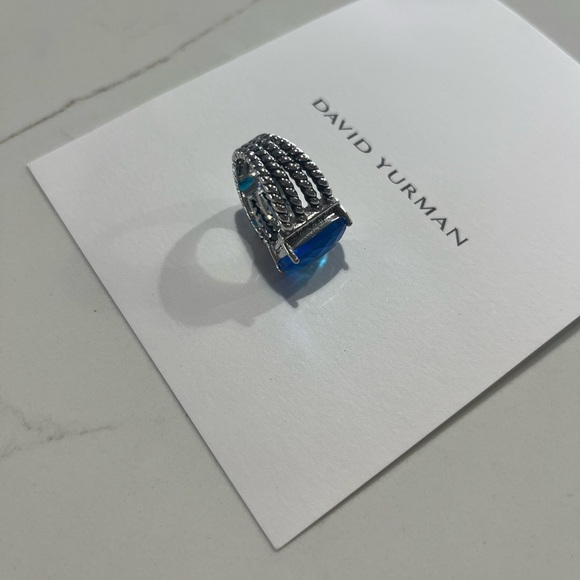 DAVID YURMAN Wheaton Blue Topaz Ring - Picture 12 of 14
